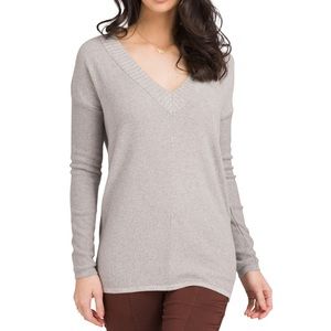 prAna Cedros Sweater Tunic in Grey Heather